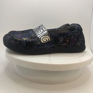 ALEGRIA Glee Surreally Pretty Shoes, Womens Size 35 Glitter Blue 542